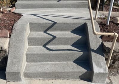concrete steps installed by Angelo Mancuso LLC