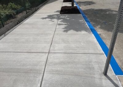 concrete sidewalk installed by Angelo Mancuso Llc.