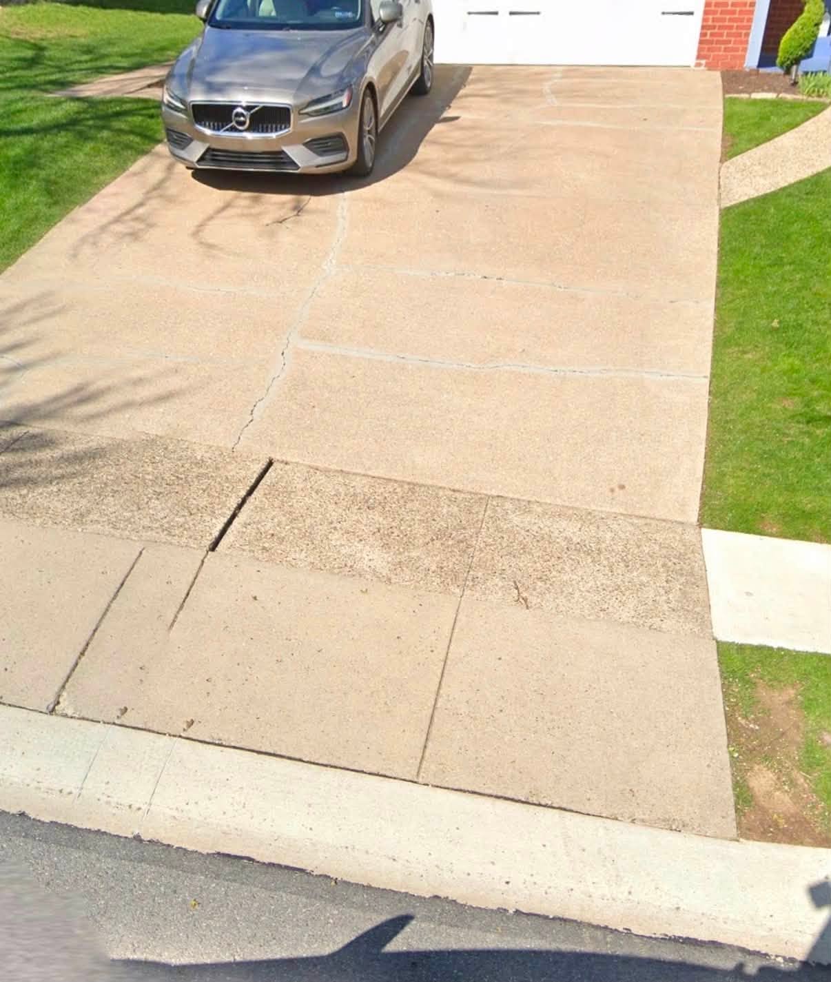 Concrete project before work began