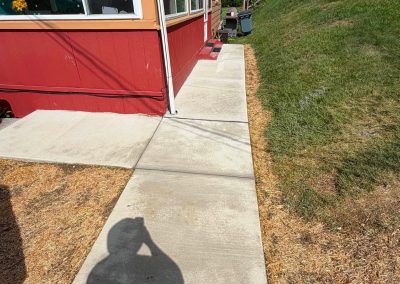 concrete walkway installed by Concrete contractor angelo mancuso